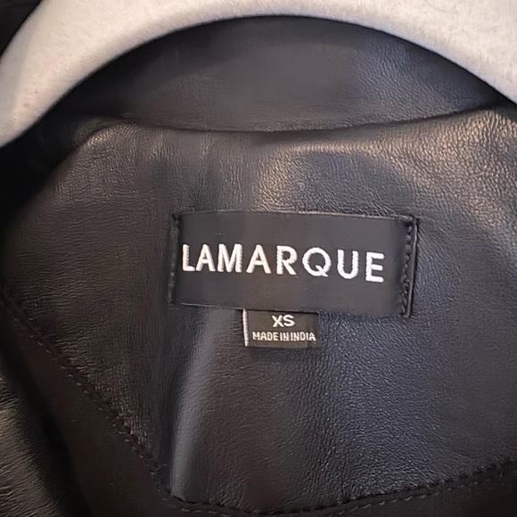 Lamarque Dylan black leather jacket XS - Picture 4 of 9